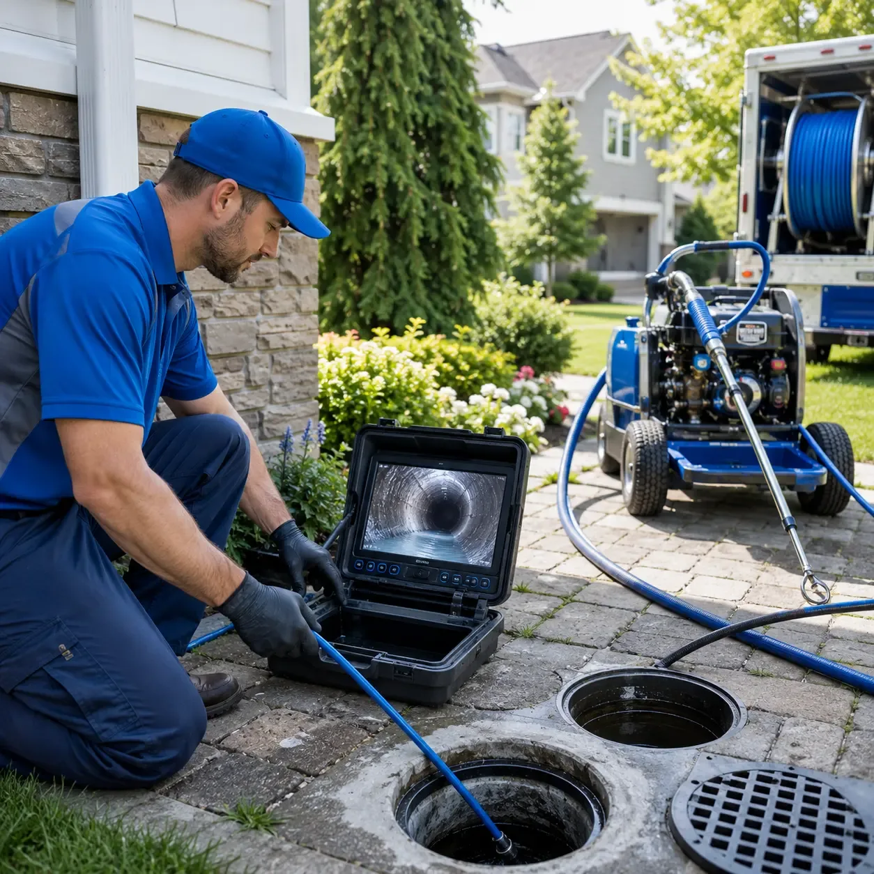 Outdoor drain cleaning professionals serving Sharptown, MD